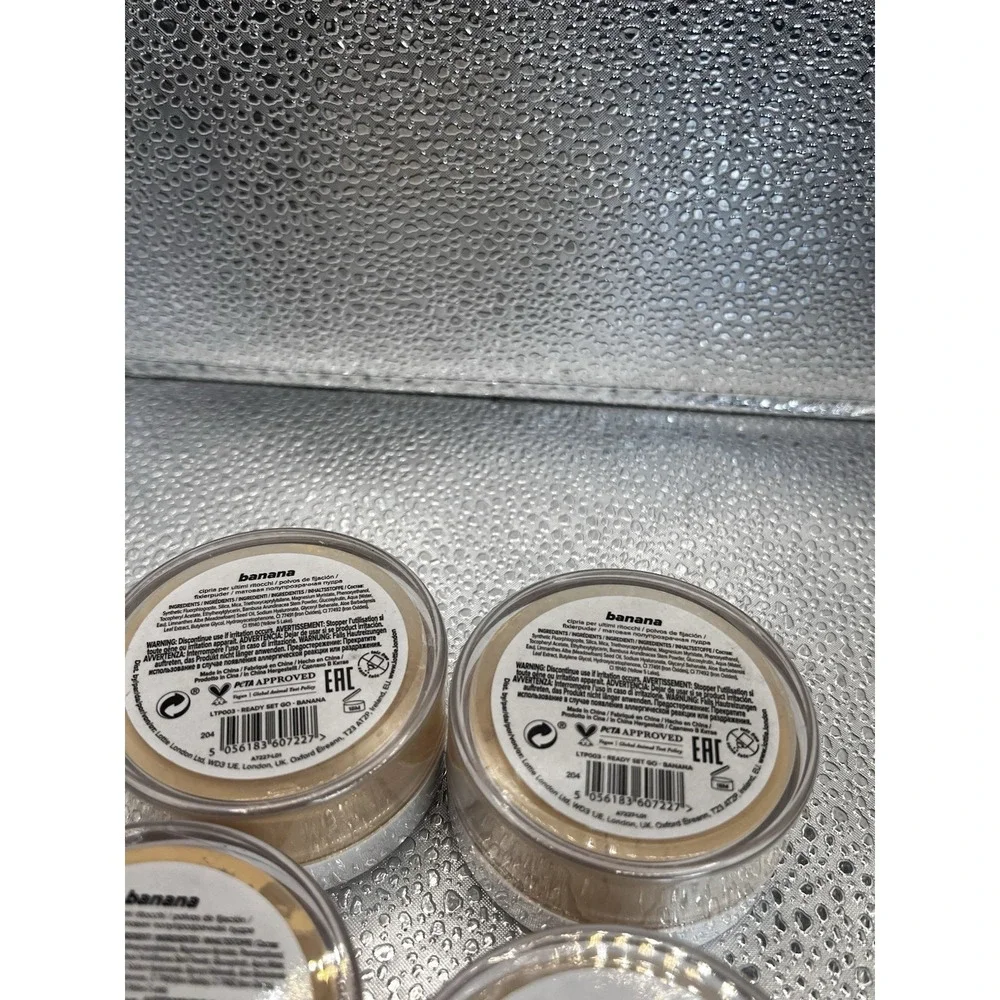 4pc Lottie London Ready Set! Go in Banana Setting Powder infused‎ W/Hyaluronic
